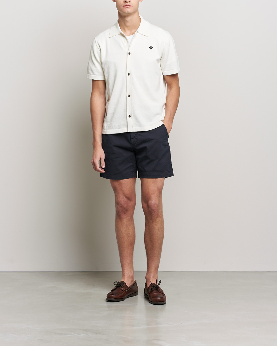 Hombres | Pantalones cortos | Morris | Light Twill Chino Shorts Navy