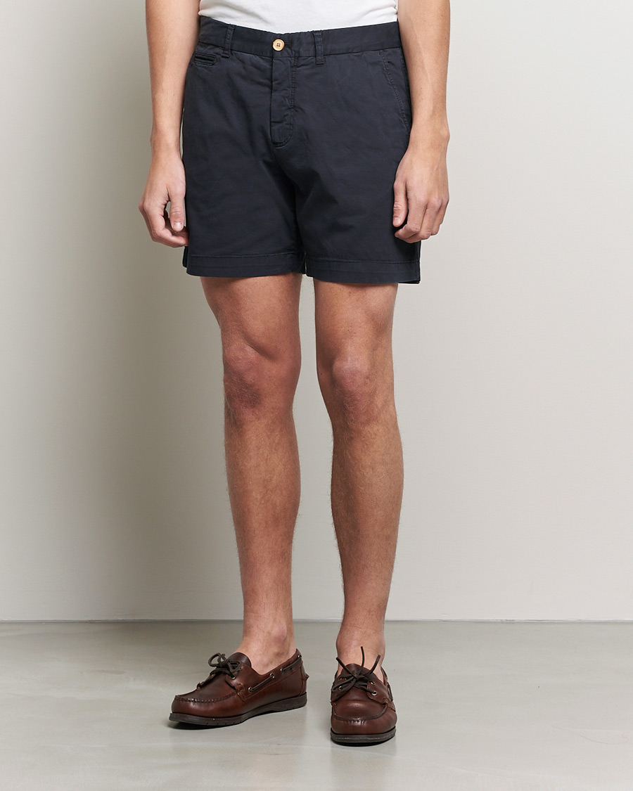 Hombres | Pantalones cortos | Morris | Light Twill Chino Shorts Navy