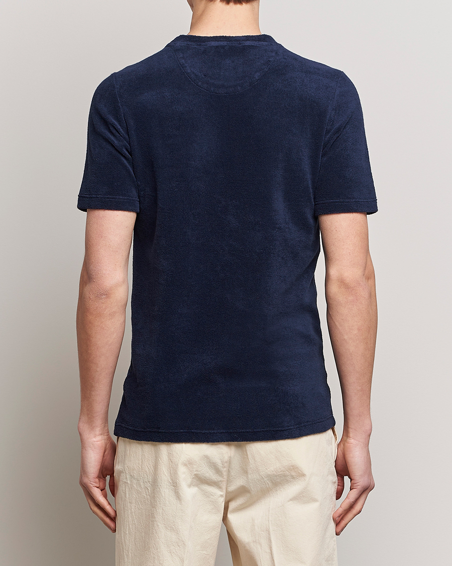 Hombres | Camisetas | Gran Sasso | Cotton Terry Tee Navy