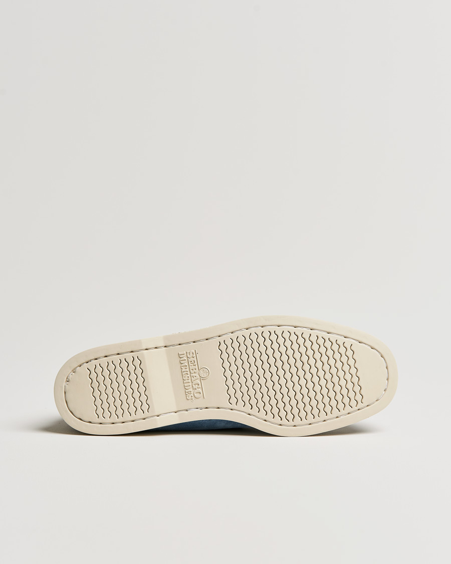Hombres | Sebago Docksides Suede Boat Shoe Indigo | Sebago | Docksides Suede Boat Shoe Indigo