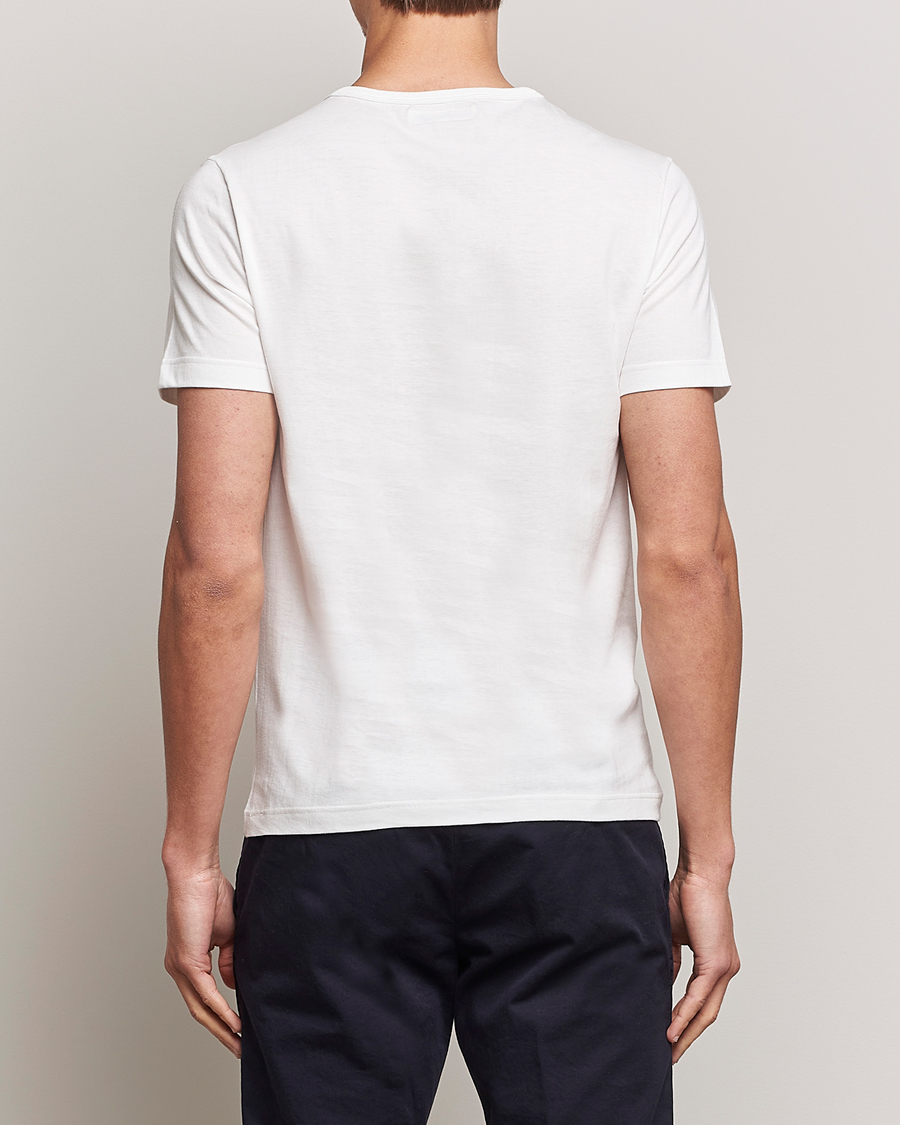 Hombres | Camisetas | Merz b. Schwanen | 1950s Classic Loopwheeled T-shirt White