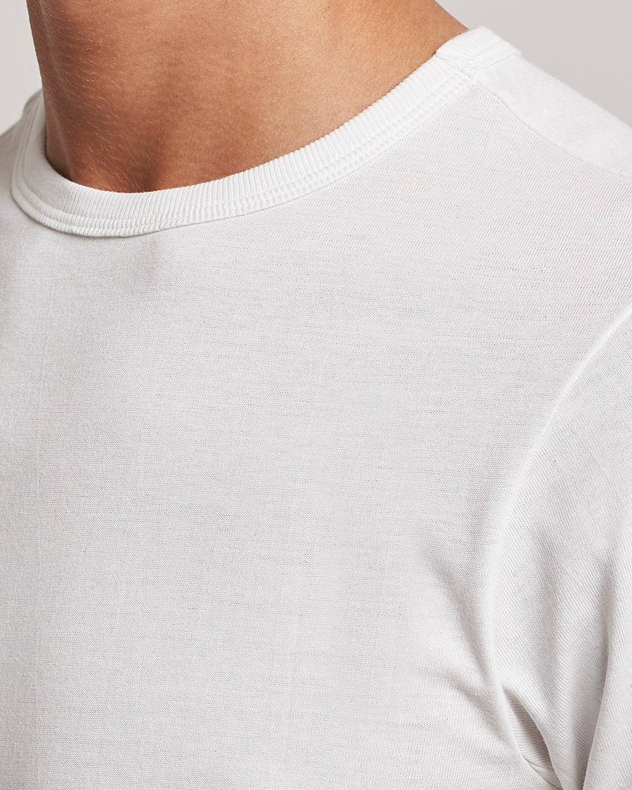 Hombres | Camisetas | Merz b. Schwanen | 1950s Classic Loopwheeled T-shirt White