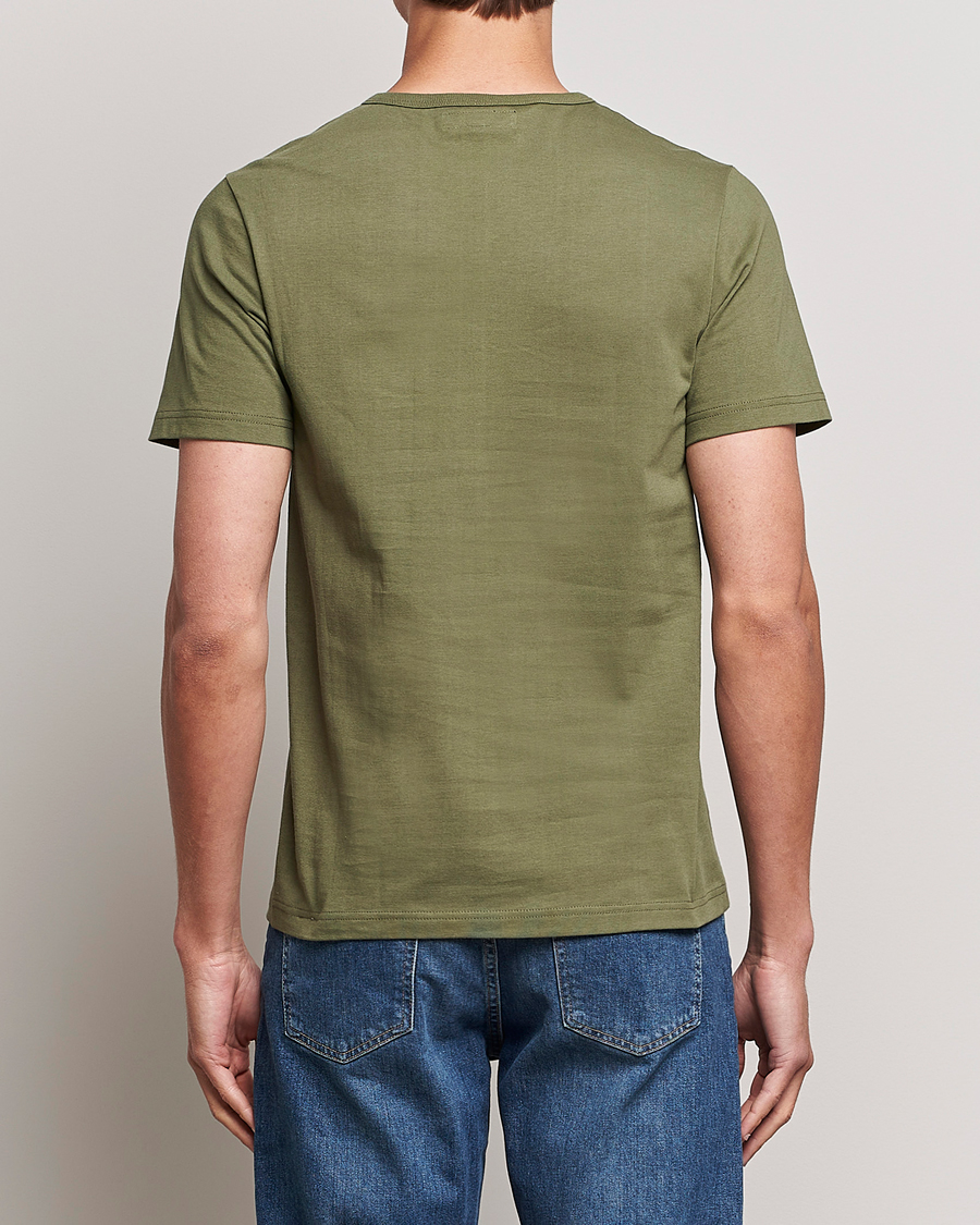 Hombres | Camisetas | Merz b. Schwanen | 1950s Classic Loopwheeled T-shirt Army