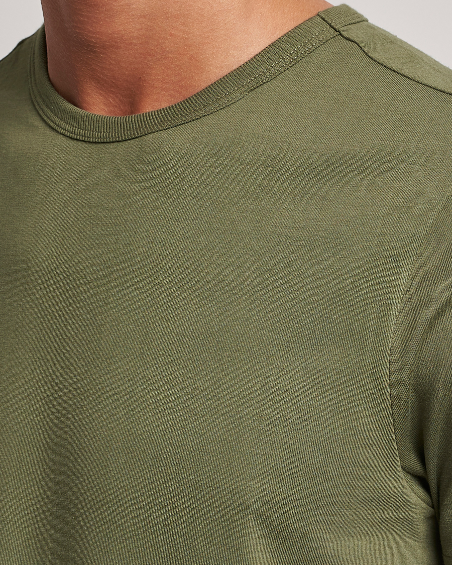 Hombres | Camisetas | Merz b. Schwanen | 1950s Classic Loopwheeled T-shirt Army