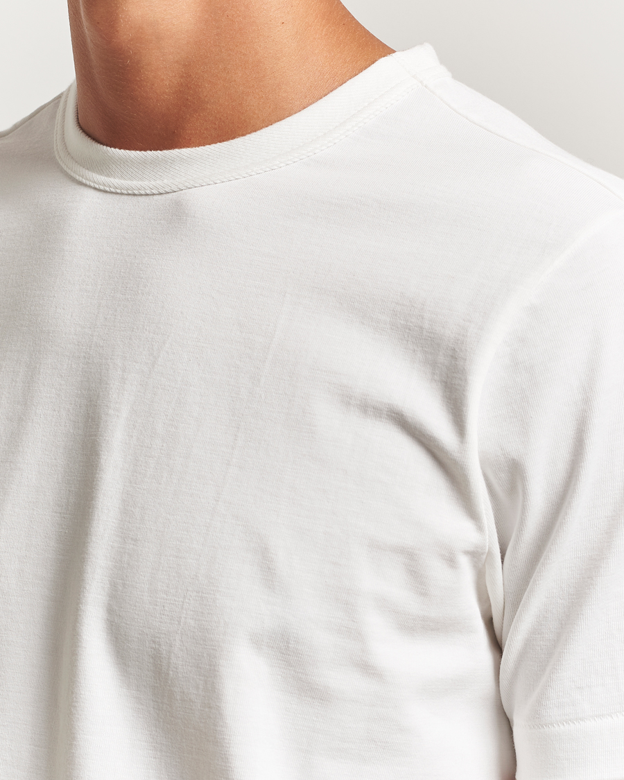 Hombres | Camisetas | Merz b. Schwanen | Relaxed Fit Loopwheeled T-Shirt White