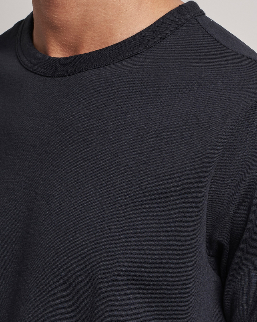 Hombres | Camisetas | Merz b. Schwanen | Relaxed Fit Loopwheeled T-Shirt Charcoal