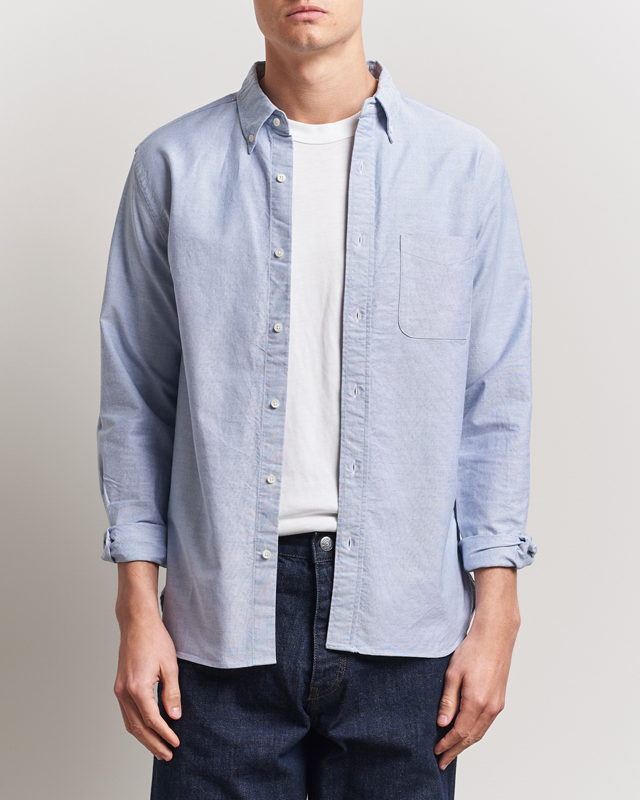 Hombres | Camisas | BEAMS PLUS | Oxford Button Down Shirt Light Blue