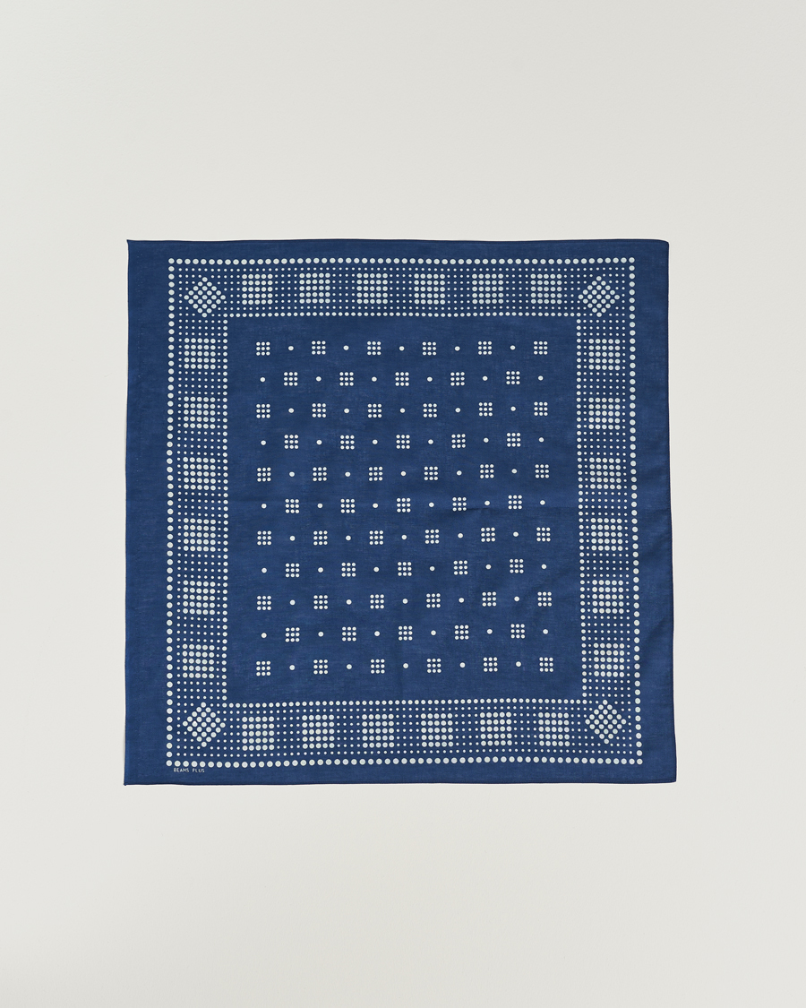 Hombres | BEAMS PLUS Bandana 2-Pack Navy | BEAMS PLUS | Bandana 2-Pack Navy