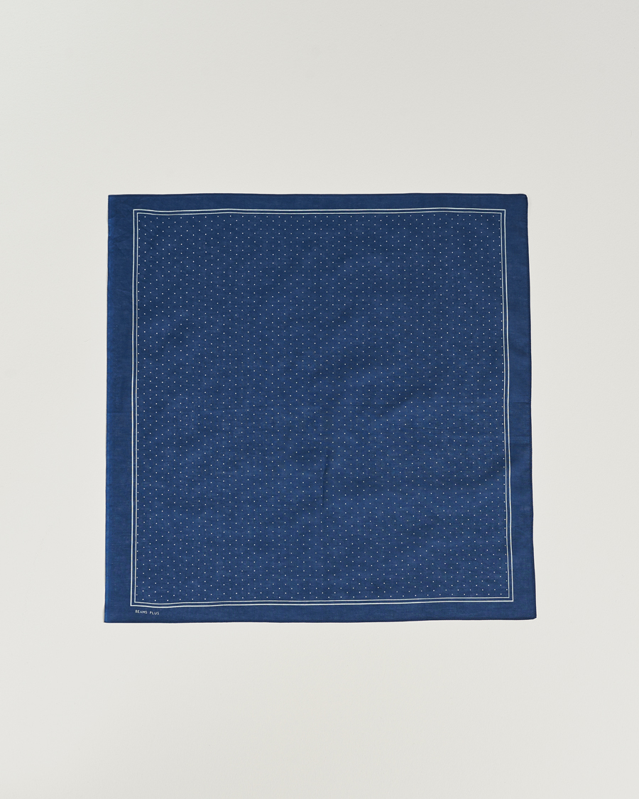 Hombres | BEAMS PLUS Bandana 2-Pack Navy | BEAMS PLUS | Bandana 2-Pack Navy
