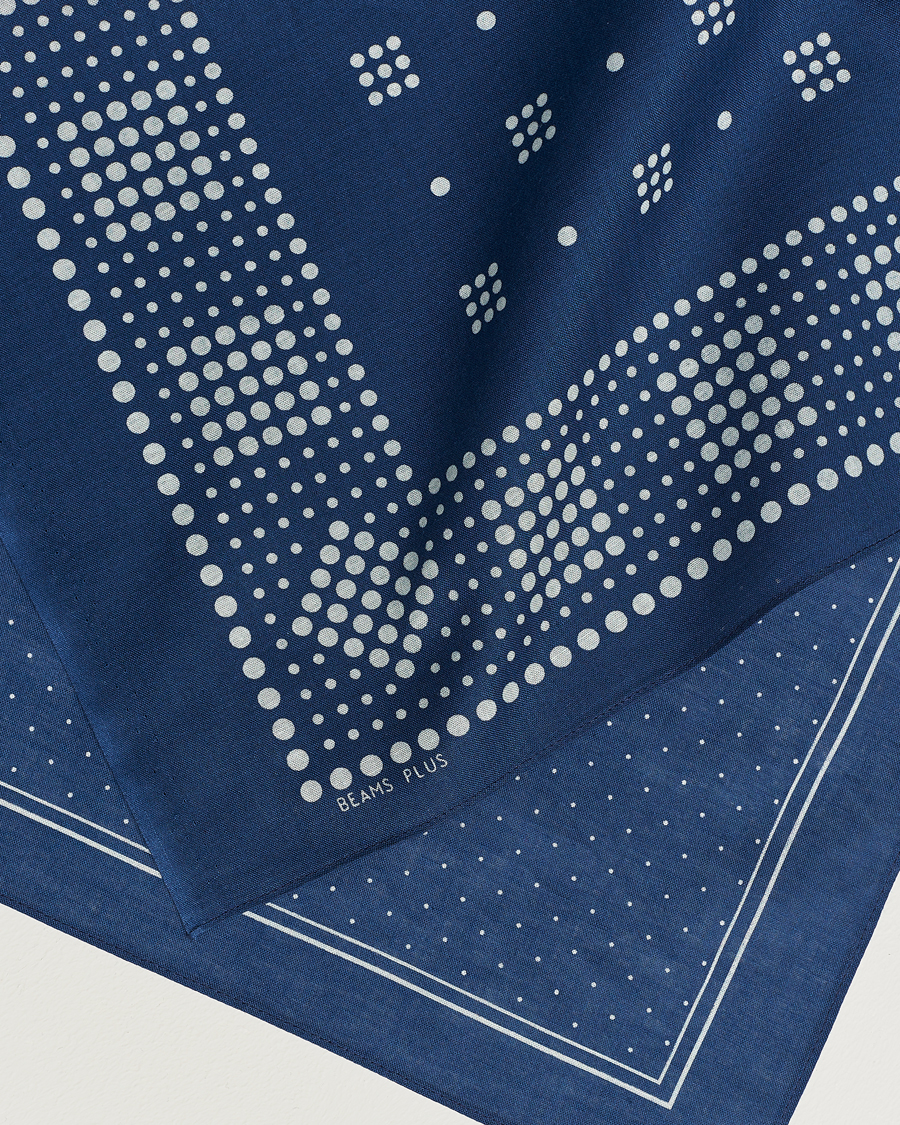 Hombres | BEAMS PLUS Bandana 2-Pack Navy | BEAMS PLUS | Bandana 2-Pack Navy