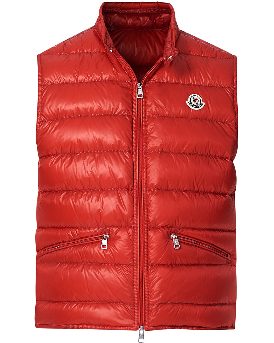 Hombres | Abrigos y chaquetas | Moncler | Gui Down Vest Red
