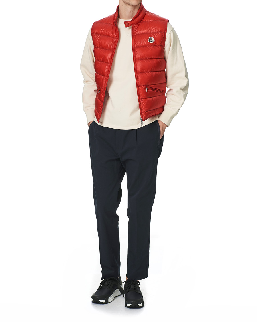 Hombres | Abrigos y chaquetas | Moncler | Gui Down Vest Red