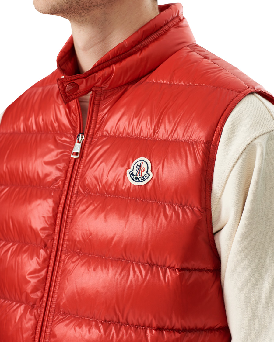 Hombres | Abrigos y chaquetas | Moncler | Gui Down Vest Red