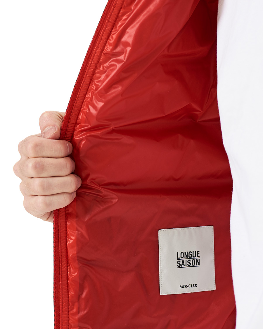 Hombres | Abrigos y chaquetas | Moncler | Gui Down Vest Red