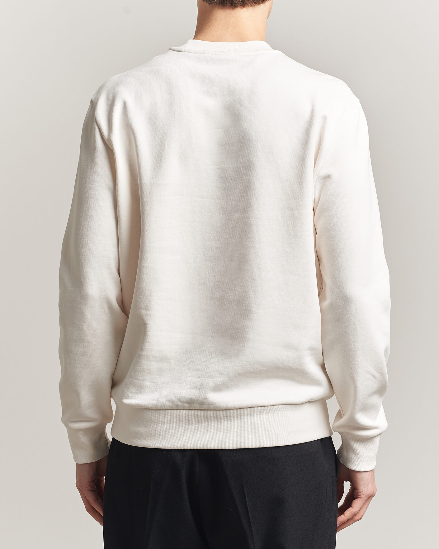 Hombres | Jerséis y prendas de punto | Moncler | Logo Sweatshirt White
