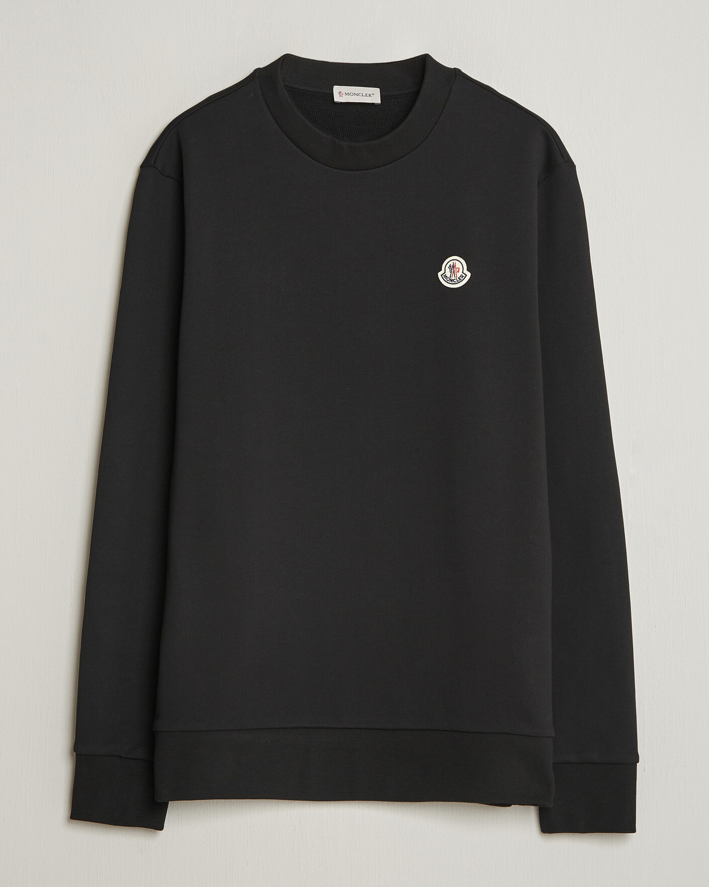 Hombres | Jerséis y prendas de punto | Moncler | Logo Sweatshirt Black