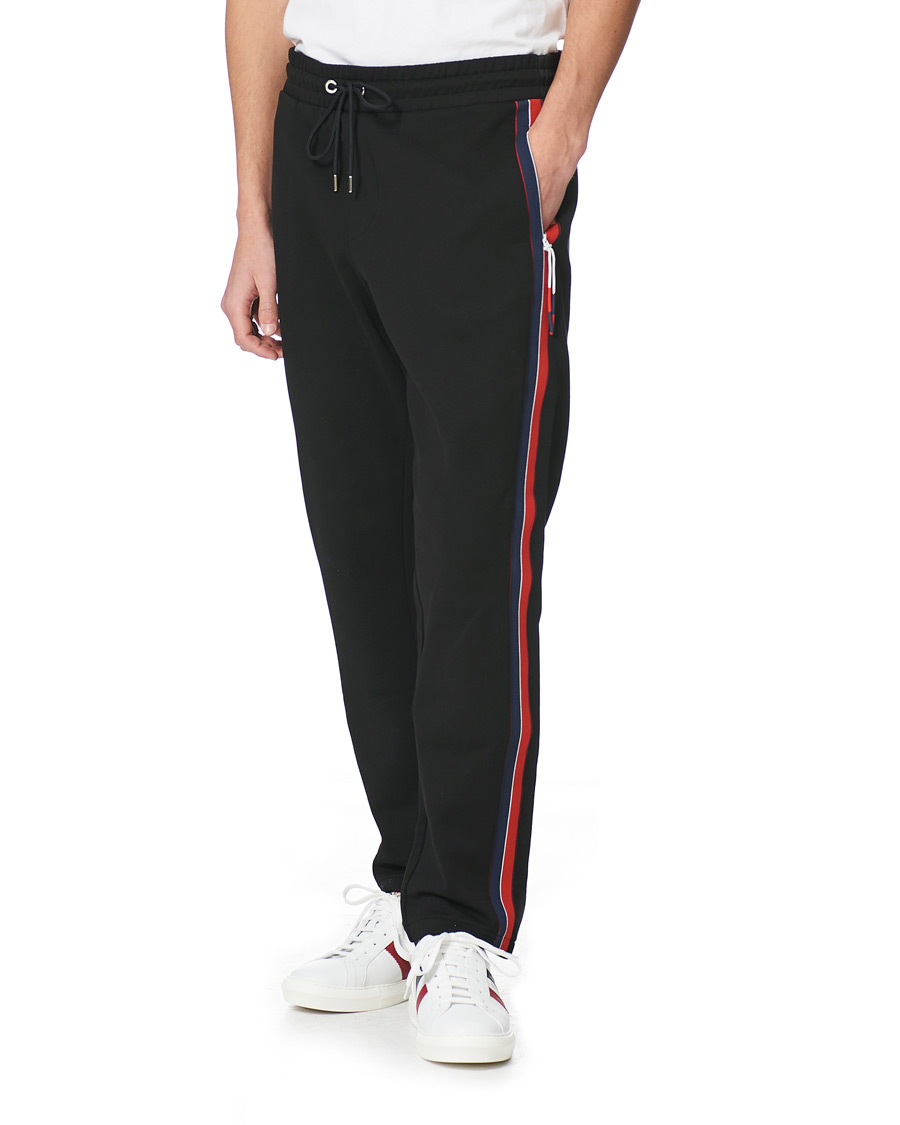 Hombres | Pantalones | Moncler | Tape Logo Sweatpants Black