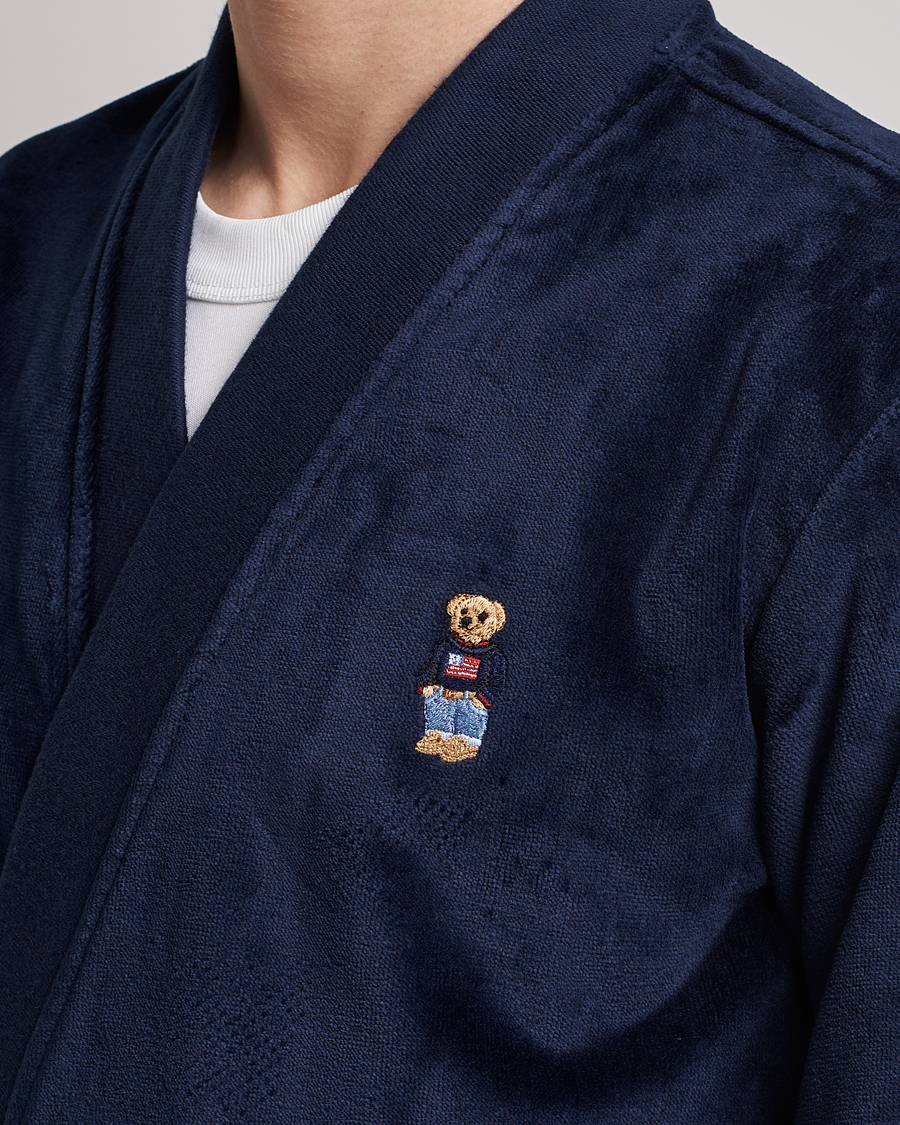 Hombres | Pijamas y batas | Ralph Lauren Home | Flag Sweater Bear Bathrobe Navy