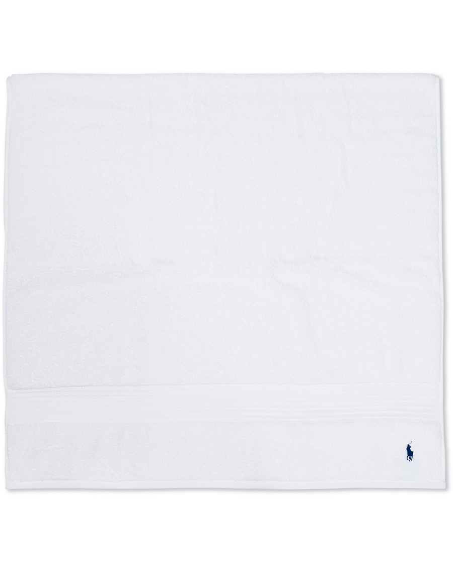 Hombres | Ralph Lauren Home Polo Player Bath Sheet 90x170 White | Ralph Lauren Home | Polo Player Bath Sheet 90x170 White