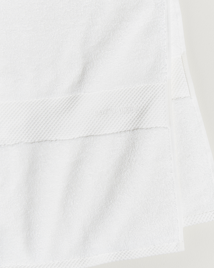 Hombres | Ralph Lauren Home Avenue Shower Towel 75x137 White | Ralph Lauren Home | Avenue Shower Towel 75x137 White