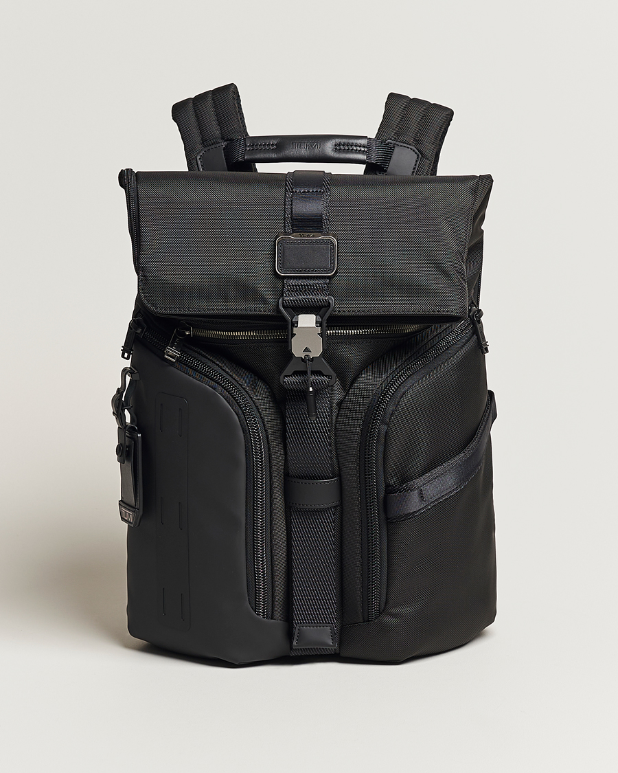 Hombres | TUMI Alpha Bravo Logistics Backpack Black | TUMI | Alpha Bravo Logistics Backpack Black