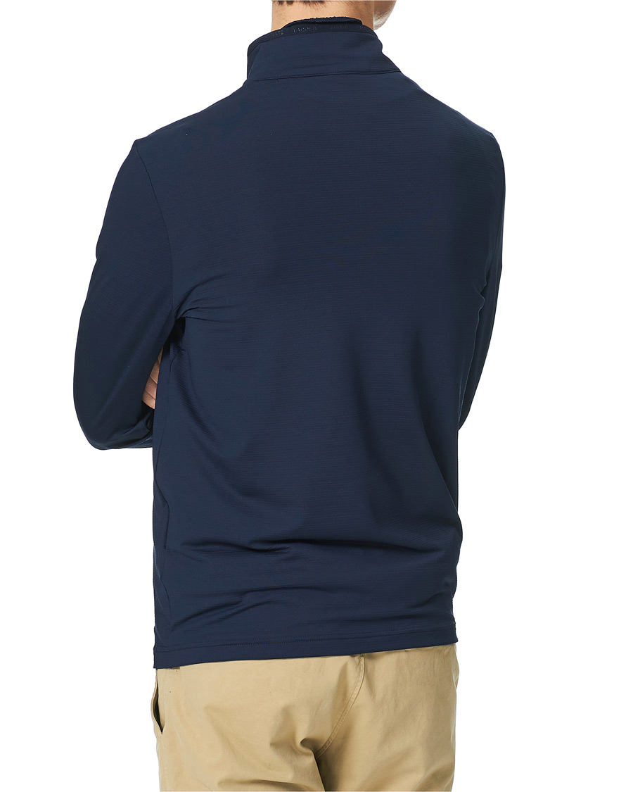Hombres | Jerséis y prendas de punto | Lacoste Sport | Performance Midlayer Half Zip Navy Blue