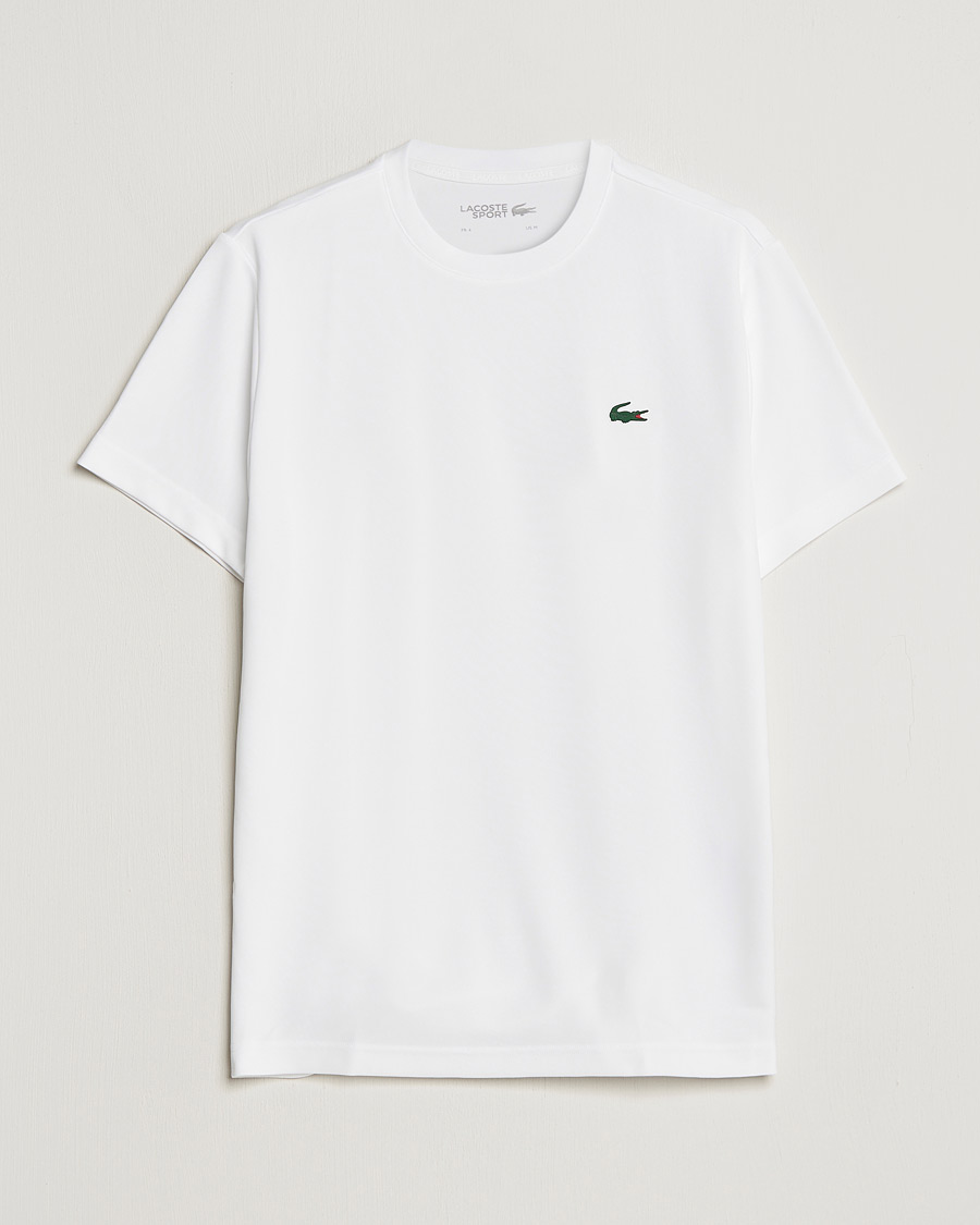 Hombres | Camisetas | Lacoste | Sport Performance Crew Neck T-Shirt White