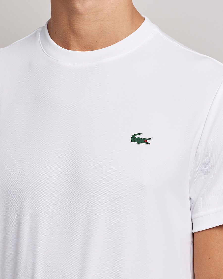 Hombres | Camisetas | Lacoste | Sport Performance Crew Neck T-Shirt White