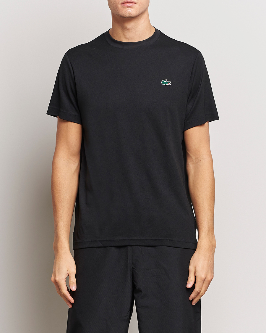 Hombres | Camisetas | Lacoste | Sport Performance Crew Neck T-Shirt Black