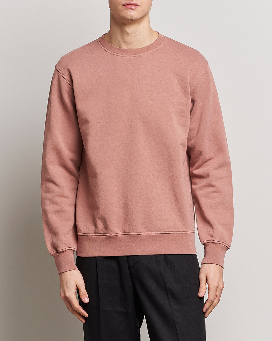 Hombres | Regalos | Colorful Standard | Classic Organic Crew Neck Sweat Rosewood Mist