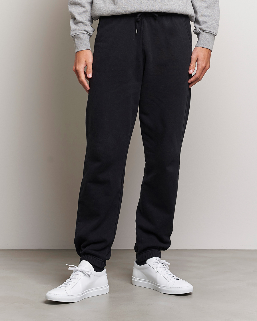 Hombres |  | Colorful Standard | Classic Organic Sweatpants Deep Black