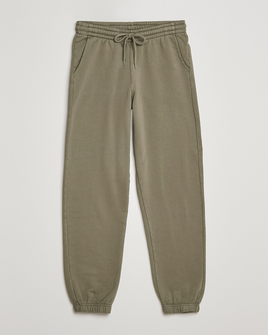Hombres | Pantalones | Colorful Standard | Classic Organic Sweatpants Dusty Olive