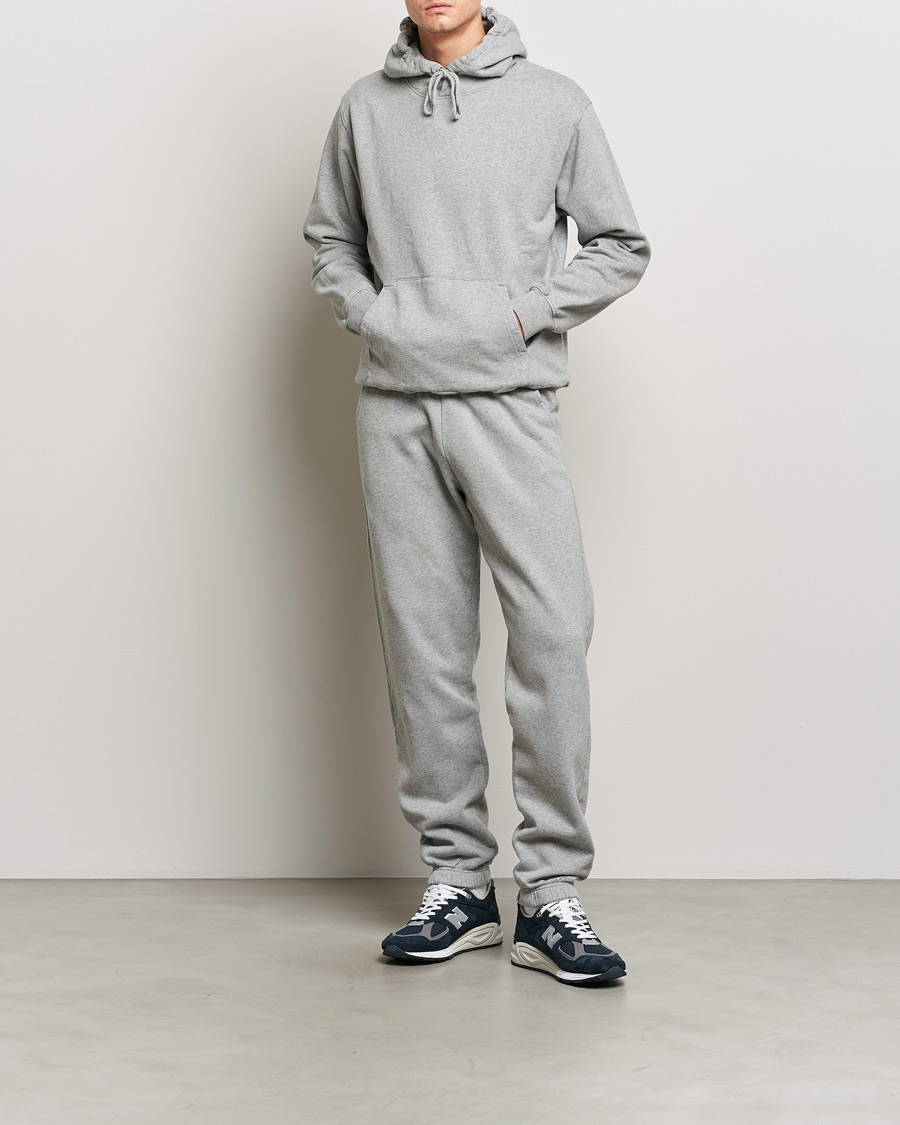 Hombres | Pantalones | Colorful Standard | Classic Organic Sweatpants Heather Grey