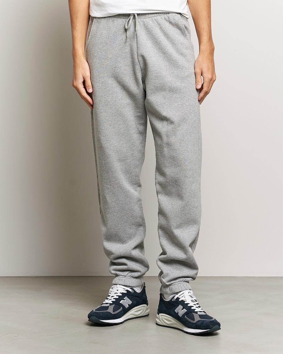 Hombres | Pantalones | Colorful Standard | Classic Organic Sweatpants Heather Grey