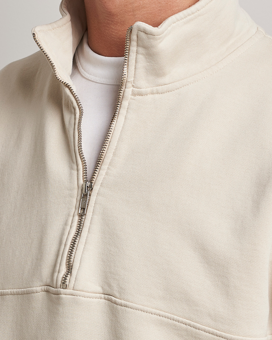 Hombres | Jerséis y prendas de punto | Colorful Standard | Classic Organic Half-Zip Ivory White