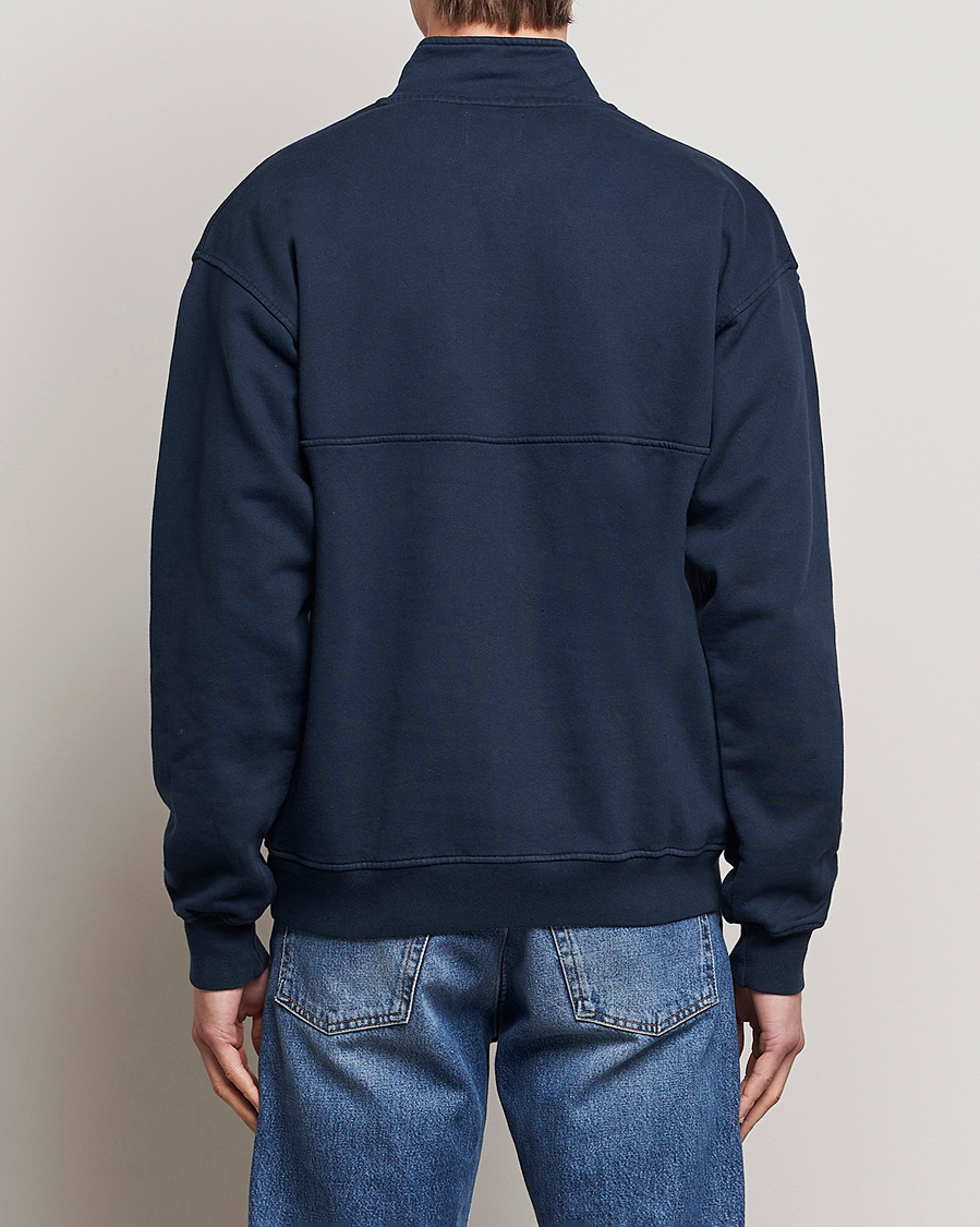 Hombres | Jerséis y prendas de punto | Colorful Standard | Classic Organic Half-Zip Navy Blue