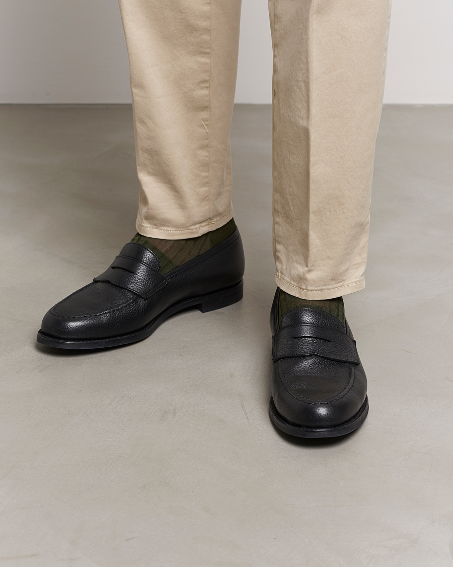 Hombres | Crockett & Jones x Tärnsjö Garveri Boston Milled Grain City Sole Black Calf | Crockett & Jones x Tärnsjö Garveri | Boston Milled Grain City Sole Black Calf