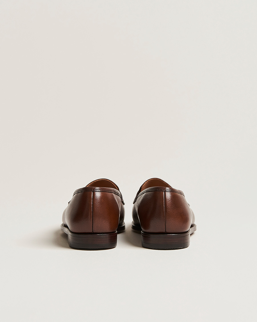 Hombres | Crockett & Jones x Tärnsjö Garveri Boston Milled Grain Leather Sole Dk Brown Calf | Crockett & Jones x Tärnsjö Garveri | Boston Milled Grain Leather Sole Dk Brown Calf