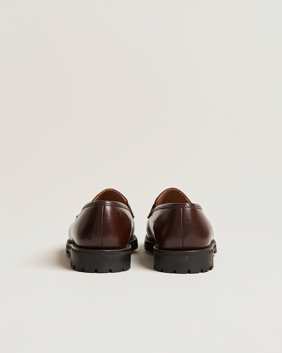 Hombres | Crockett & Jones x Tärnsjö Garveri Boston Vibram Cleated Sole Dk Brown Calf | Crockett & Jones x Tärnsjö Garveri | Boston Vibram Cleated Sole Dk Brown Calf