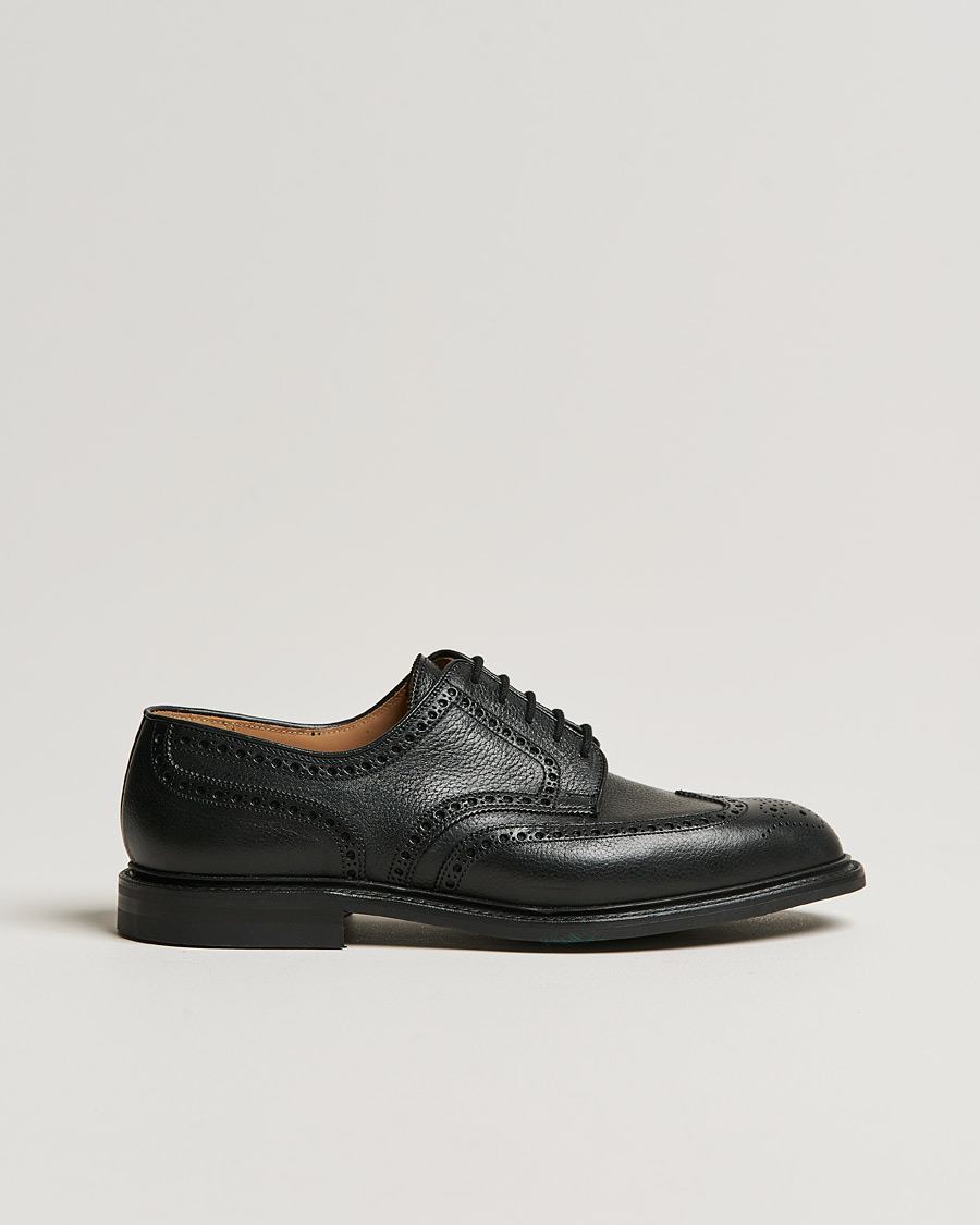 Hombres | Crockett & Jones x Tärnsjö Garveri Pembroke Milled Grain City Sole Black Calf | Crockett & Jones x Tärnsjö Garveri | Pembroke Milled Grain City Sole Black Calf