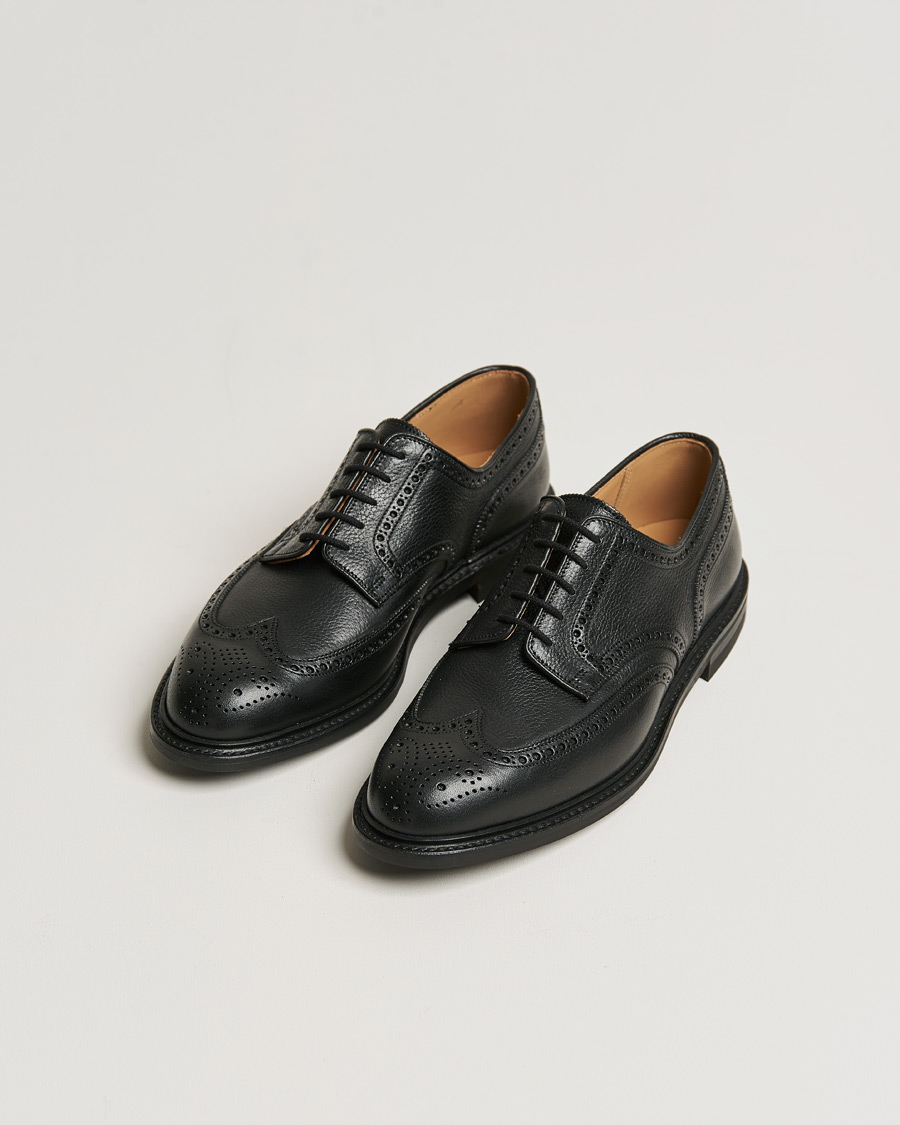 Hombres | Crockett & Jones x Tärnsjö Garveri Pembroke Milled Grain City Sole Black Calf | Crockett & Jones x Tärnsjö Garveri | Pembroke Milled Grain City Sole Black Calf
