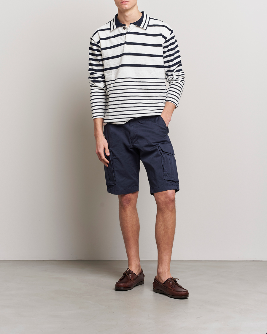 Hombres | Pantalones cortos | Gant | Relaxed Twill Cargoshorts Marine