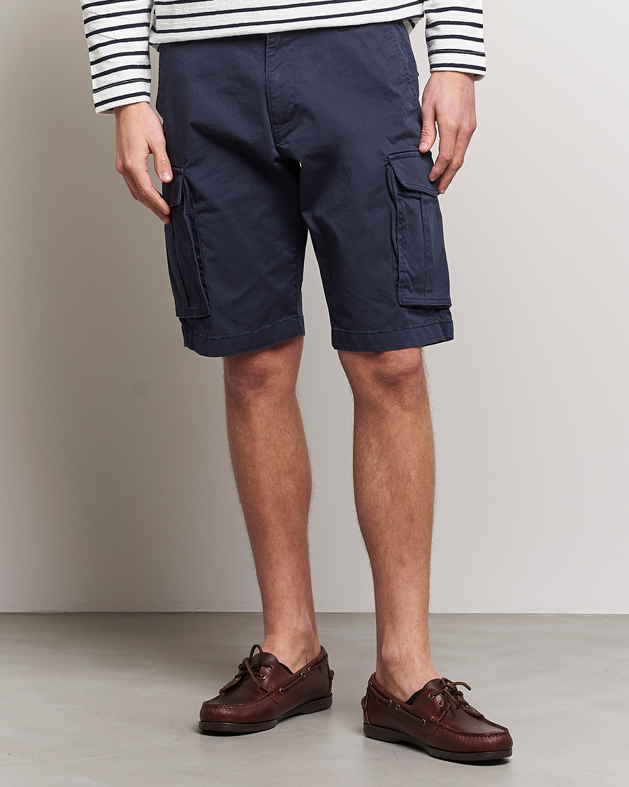 Hombres | Pantalones cortos | Gant | Relaxed Twill Cargoshorts Marine