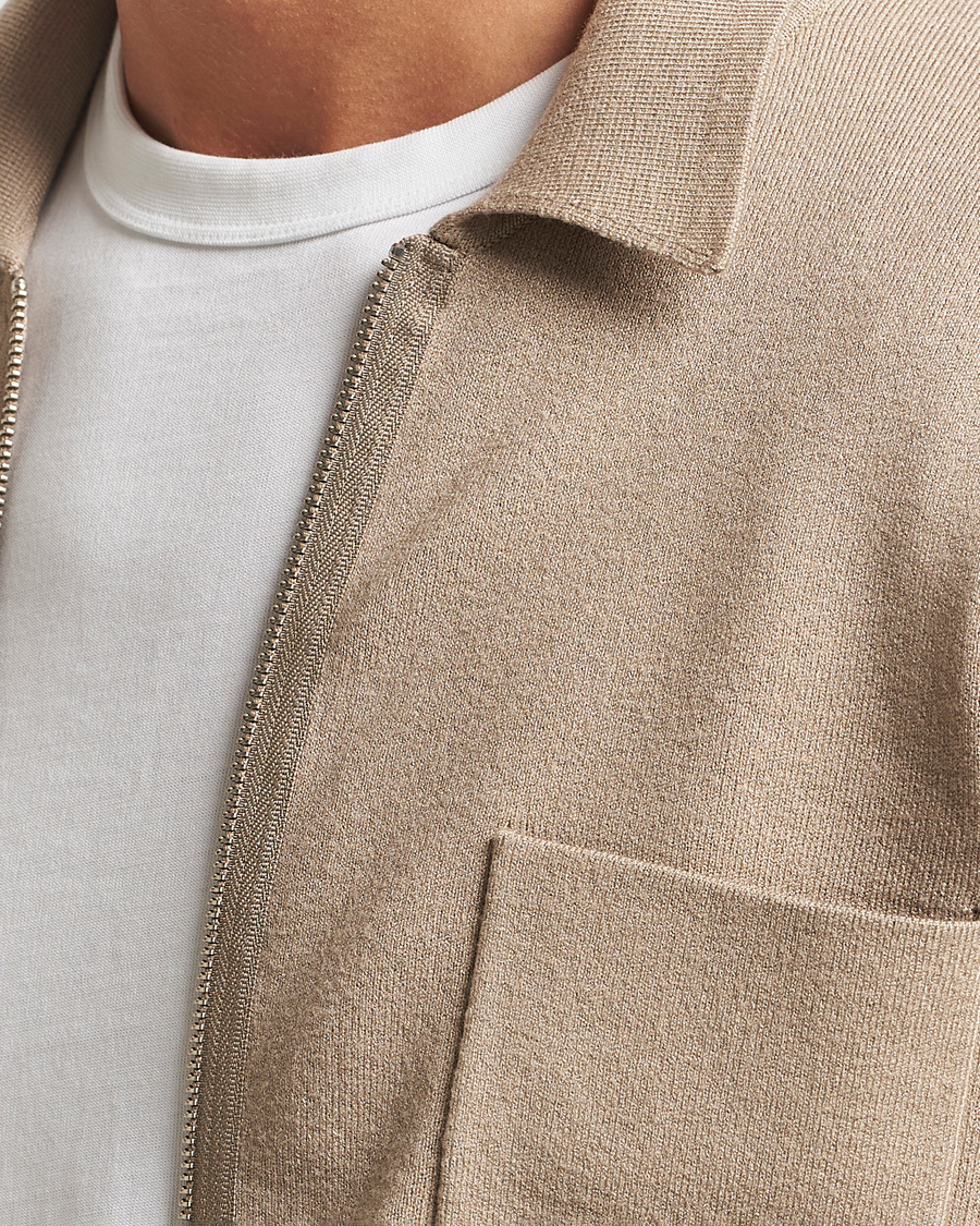 Hombres | Jerséis y prendas de punto | Samsøe Samsøe | Guna Full Zip Pure Cashmere
