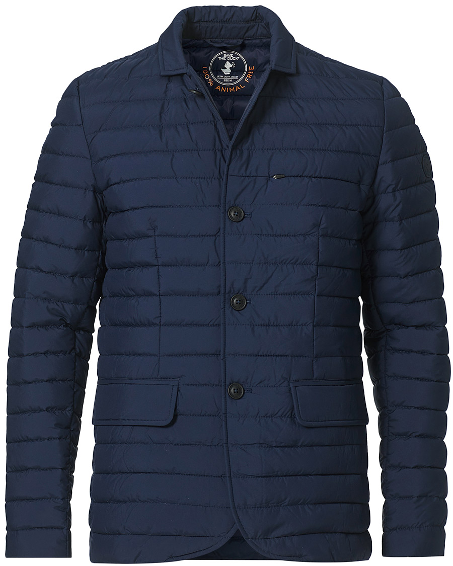 Hombres | Abrigos y chaquetas | Save The Duck | Kepler Lightweight Matt Padded Blazer Navy Blue