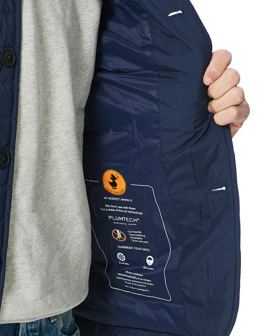 Hombres | Abrigos y chaquetas | Save The Duck | Kepler Lightweight Matt Padded Blazer Navy Blue