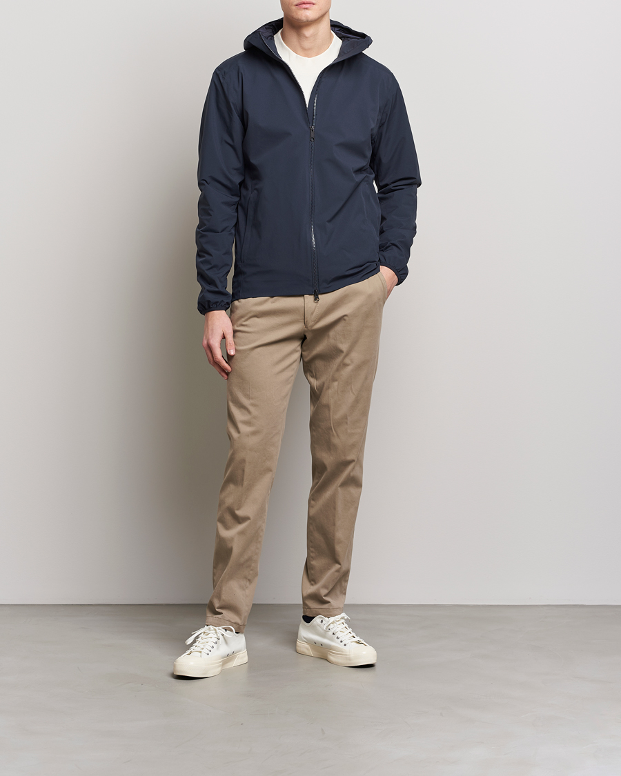 Hombres | Abrigos y chaquetas | Scandinavian Edition | Hood Waterproof Jacket Midnight Blue