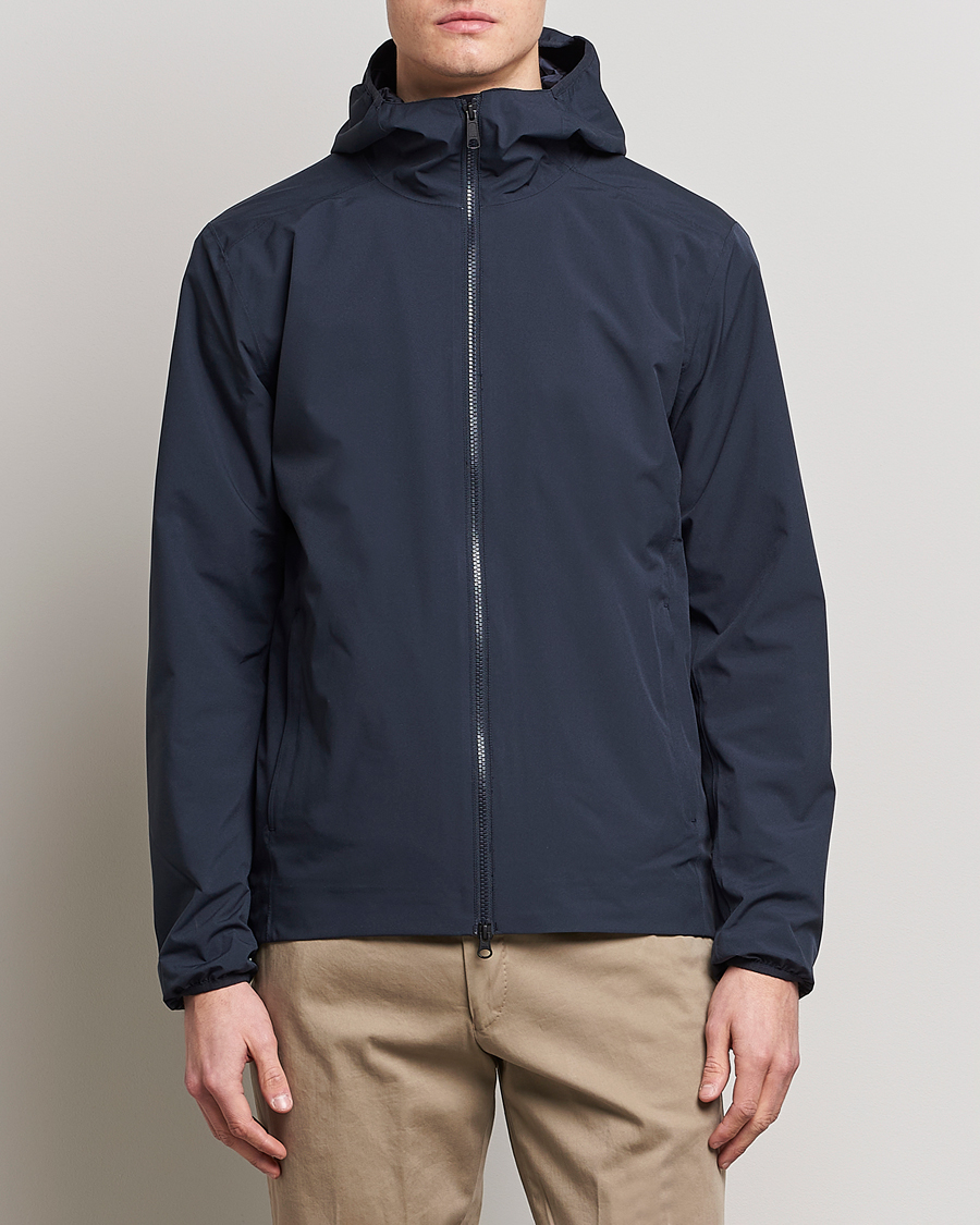 Hombres | Abrigos y chaquetas | Scandinavian Edition | Hood Waterproof Jacket Midnight Blue