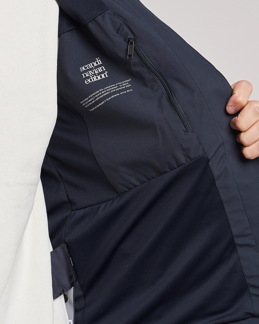 Hombres | Abrigos y chaquetas | Scandinavian Edition | Hood Waterproof Jacket Midnight Blue