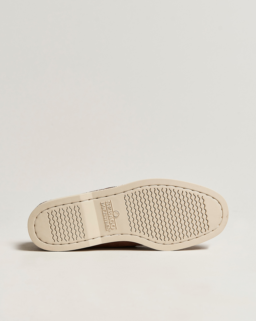 Hombres | Zapatos náuticos | Sebago | Docksides Suede Boat Shoe Dark Brown